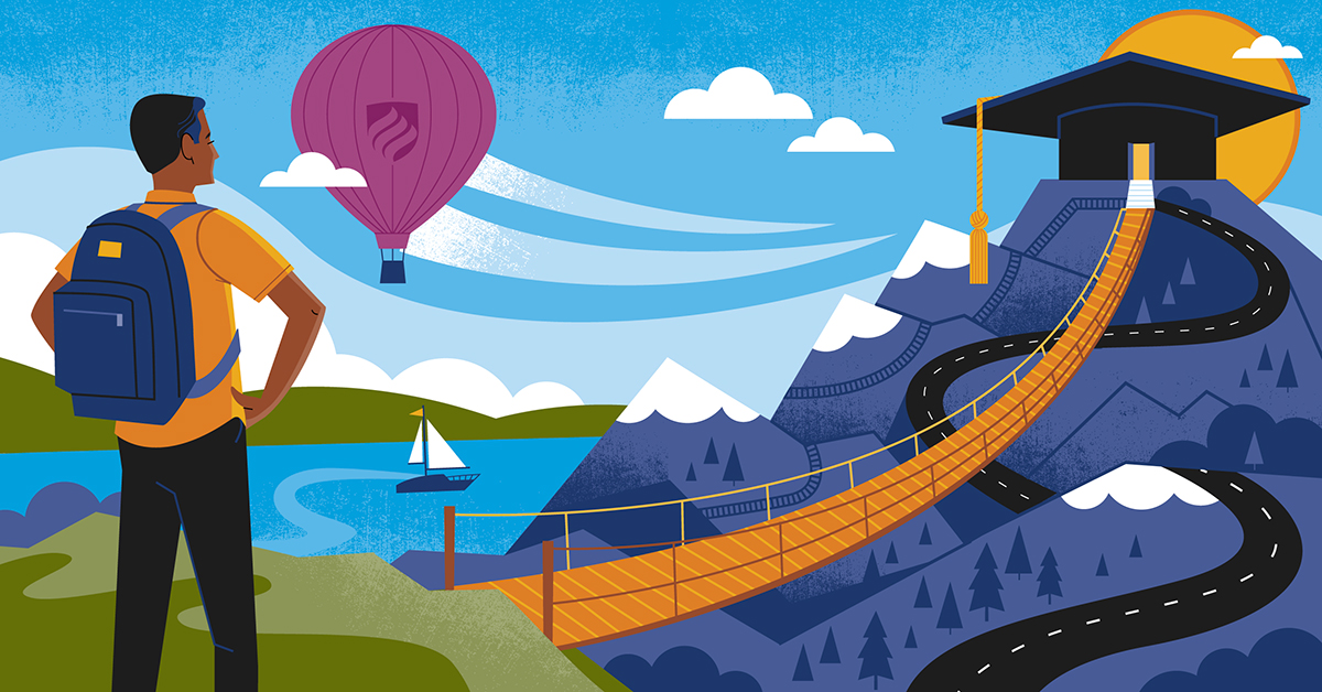 benefits of a degree illustration