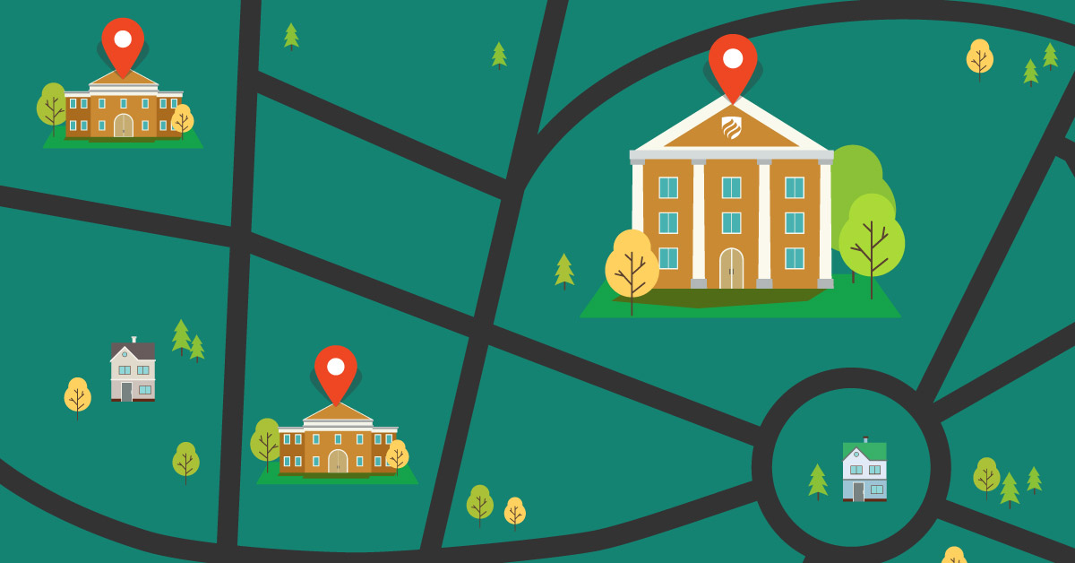 colleges near me christmas illustration